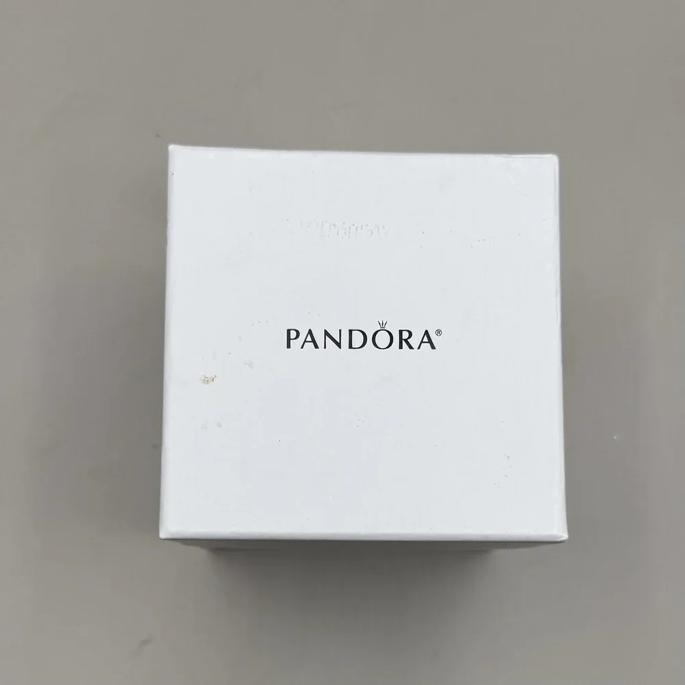 HTF PANDORA 2018 Limited Ed Silver Metal Christmas Holiday ORNAMENT charm holder